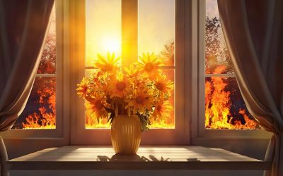 Ζέστη και λουλούδια