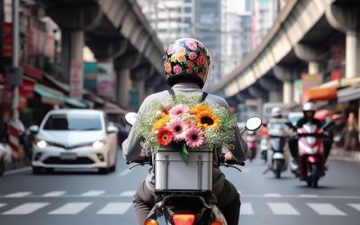 Αποστολή  λουλουδιών  από το ανθοπωλείο μας.